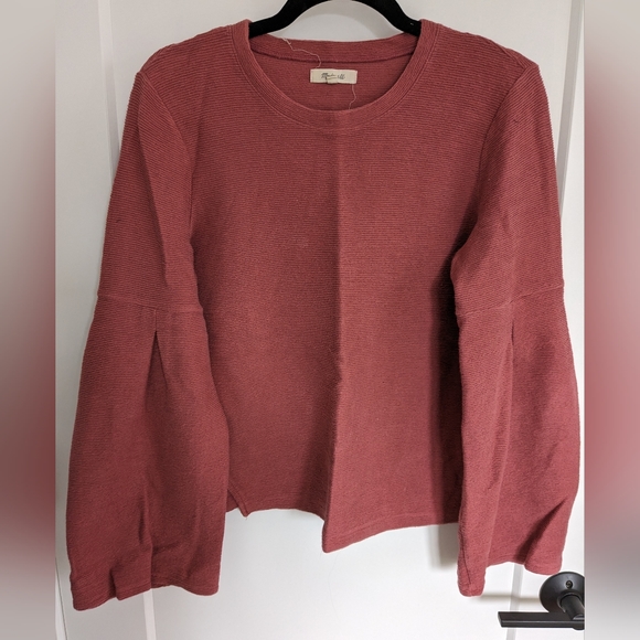 Madewell Bell-Sleeve Pullover Sweater - Picture 3 of 3